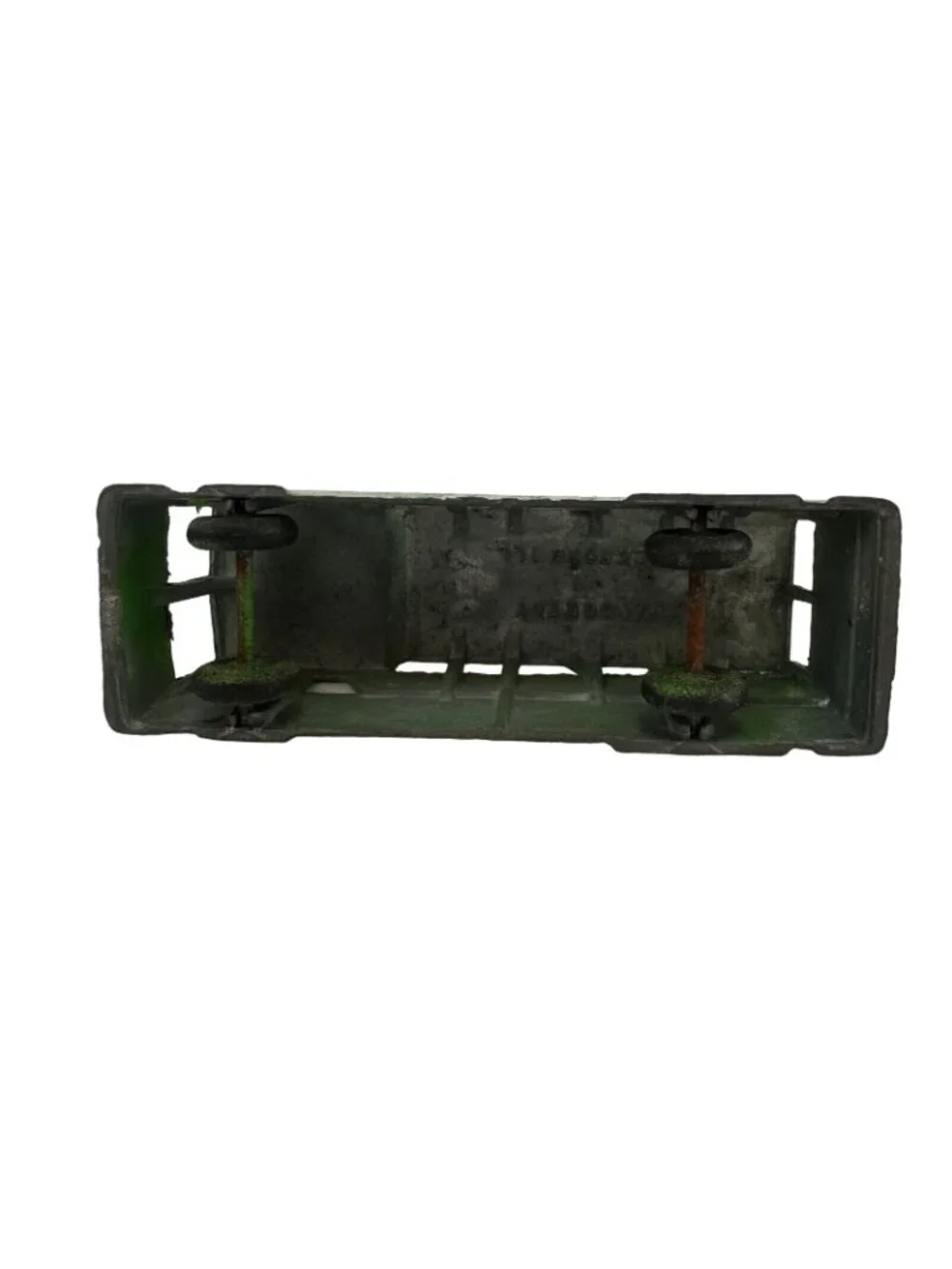 Midgetoy  Metal Toy Model Green Bus Rockfort Il